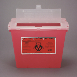 Bemis Sentinel Bemis Healthcare 102 030-Bemis Sentinel Sharps Container, 2 Gallon, 8-5/8 x 11-5/8 x 